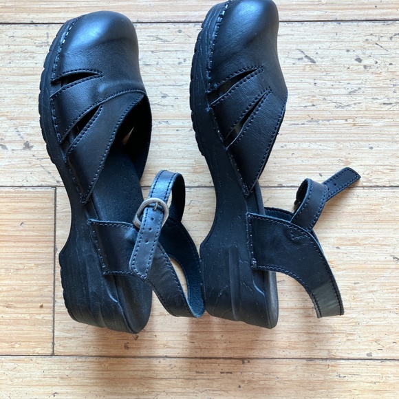 Sanita black clog size 40 Margrethe style - Picture 3 of 8